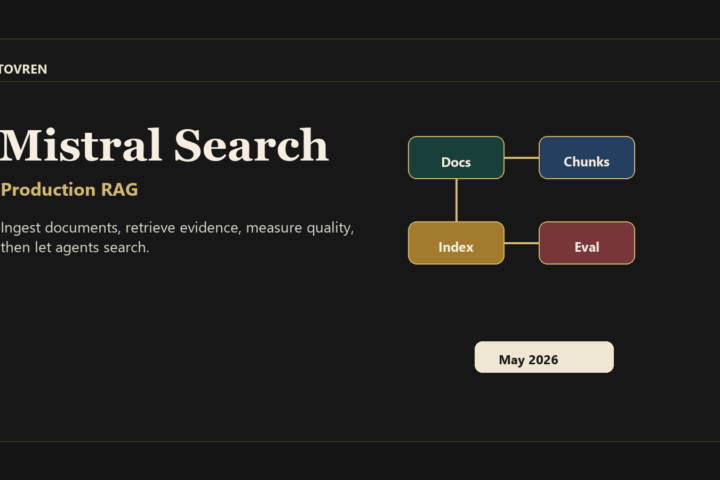 Mistral Search Toolkit production RAG cover