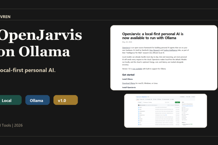 OpenJarvis Ollama local-first personal AI agent cover